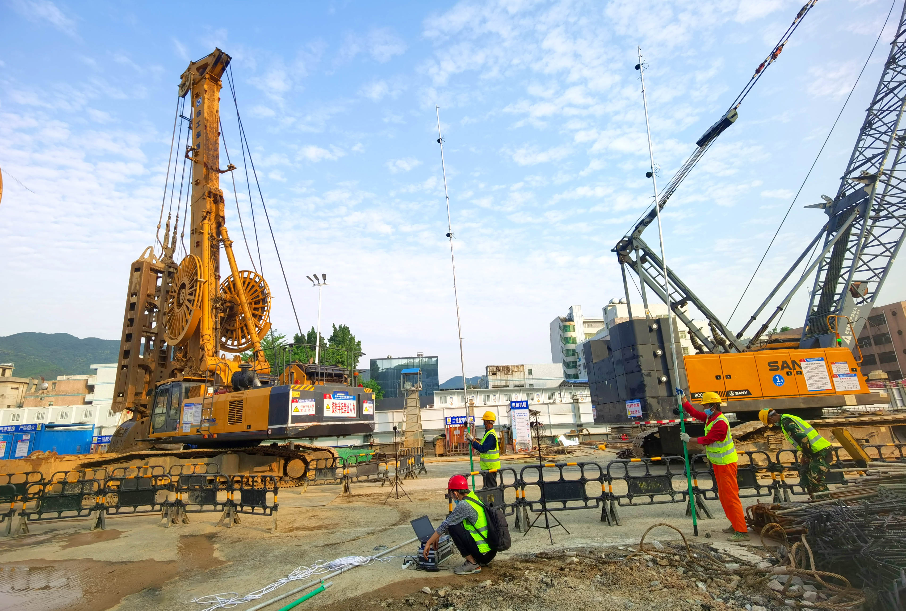 深圳地铁3号线新生站建筑施工噪声